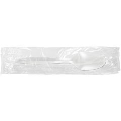 Medium Weight Polypropylene Wrapped White Teaspoon 4/250ct