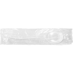 Heavy Weight Polystyrene Wrapped White Soup Spoon 4/250ct