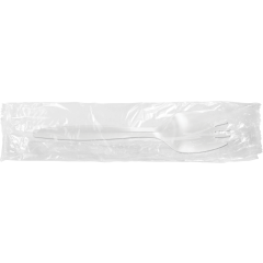 Medium Weight Polypropylene Wrapped White Spork 4/250ct