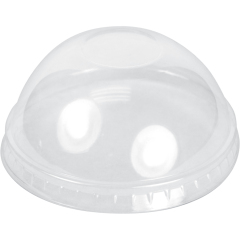 Dome Lid W/O Hole Fits 8oz Ice Cream Cup 1000/cs 95.8mm