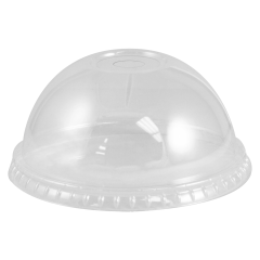 Dome Lid W/Hole Fits 10-22oz Cold Cups 1000/cs 90mm