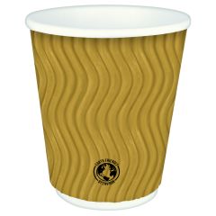10oz Kraft Triple Wall Cup 500/cs 90mm