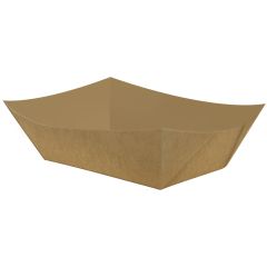 5Lb Food Tray Paper #500 kraft 4/125ct