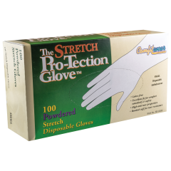 Powdered Stretch Glove, Small Size, 5 mil, 100/Bx