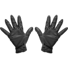 Powder-Free Nitrile Gloves, Large Size, 4mil, 1000/cs