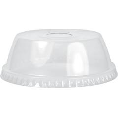 1In PET Dome Lid With Hole For Parfait Cups 500/Cs 95mm