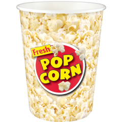Paper Tub Fresh Popcorn Design, 32oz, 600/Cs