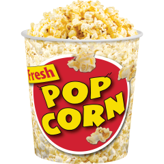 Paper Tub Fresh Popcorn Design, 130oz, 300/Cs