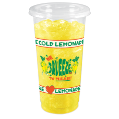 32oz Pet Cup We Squeeze To Please Design With Lid Translucent 540 Cups