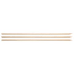 Wooden Corn Dog Skewer, 12x0.219In, 6/500ct