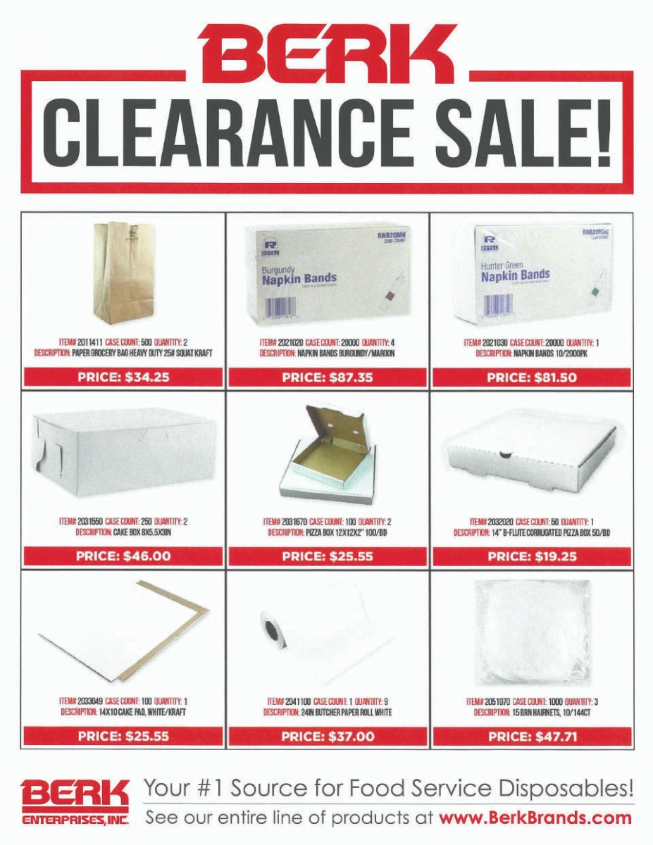 Clearance Flyer 