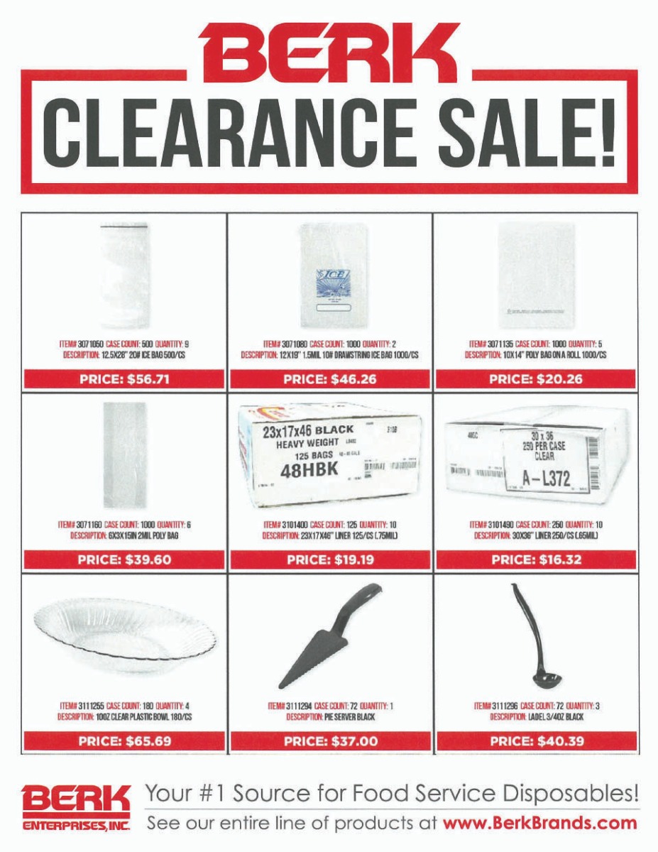 Clearance Flyer 
