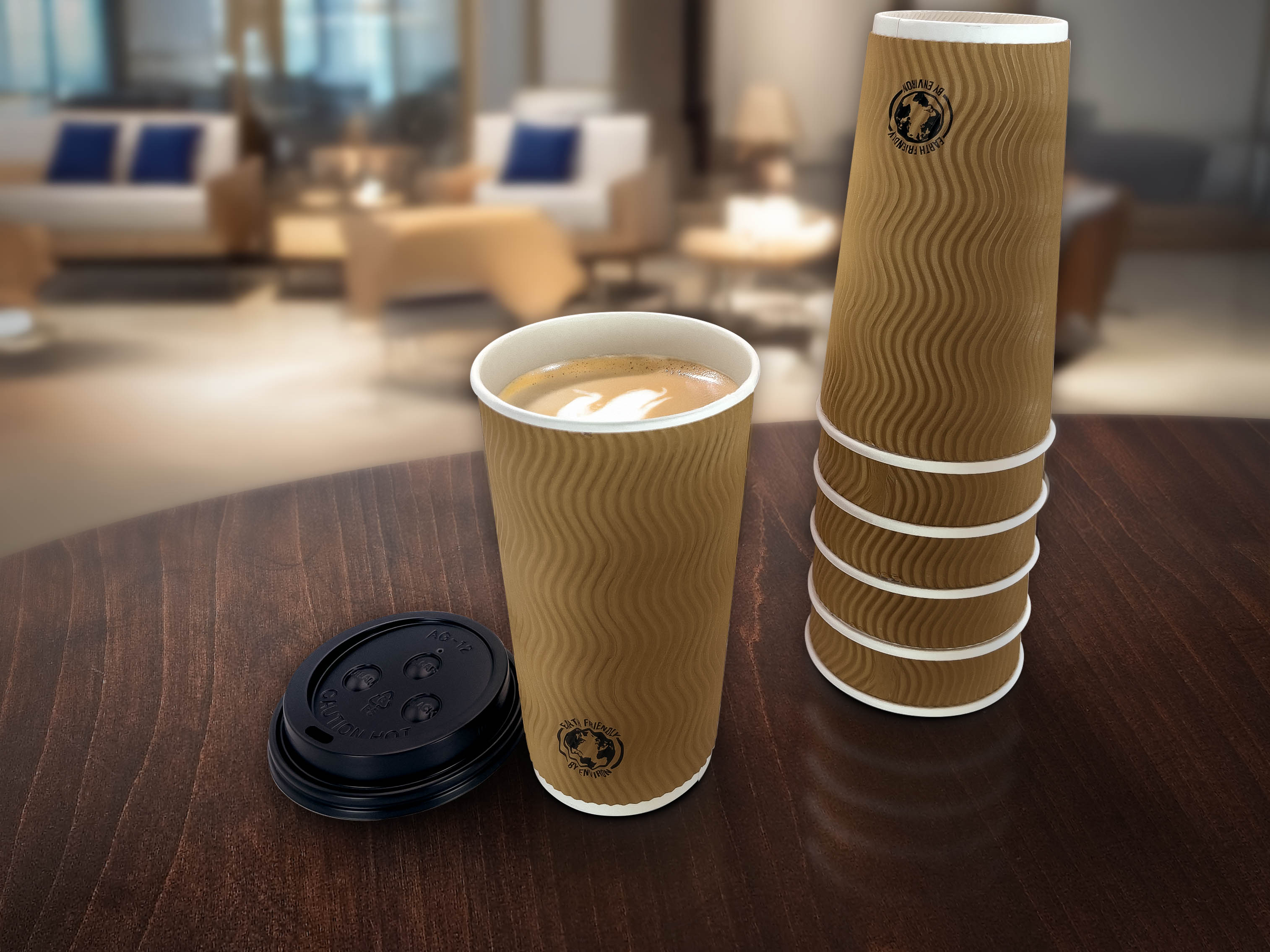 Hot cups for the hospitality industry