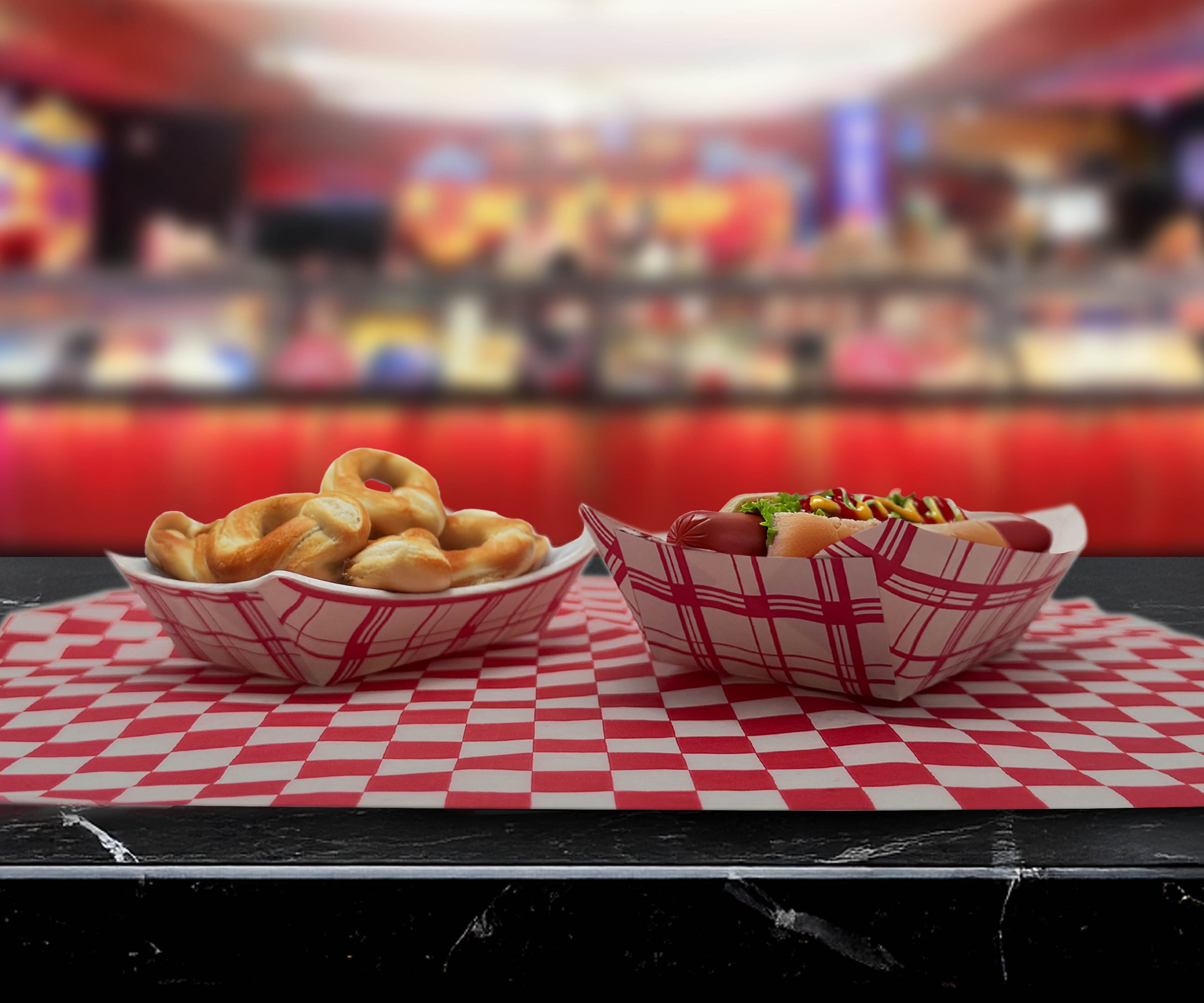 Food service products for theaters and venues